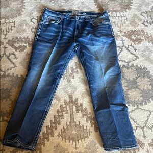 Ariat Men's Straight Jeans - Dark Blue